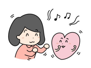 親も心の声に従い、自分の人生を楽しむイラスト