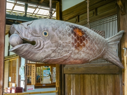 京都・宇治 黄檗山萬福寺の魚梆(ぎょぼう)の写真