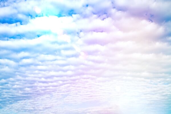 幻想的なうろこ雲