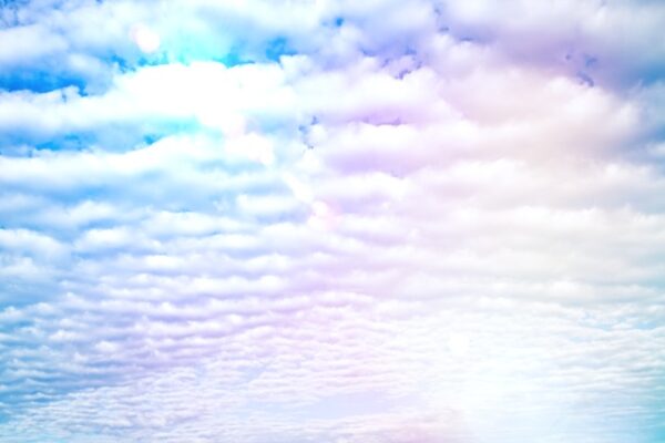 幻想的なうろこ雲