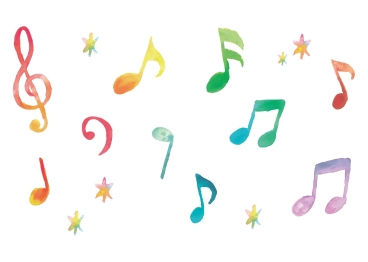 鳴き声 音・音符のイメージ図