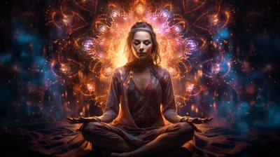 瞑想による宇宙との調和
